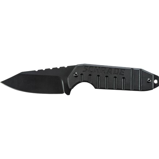 Schrade Full Tang Neck Knife Clip Point Fixed Blade G-10 Handle