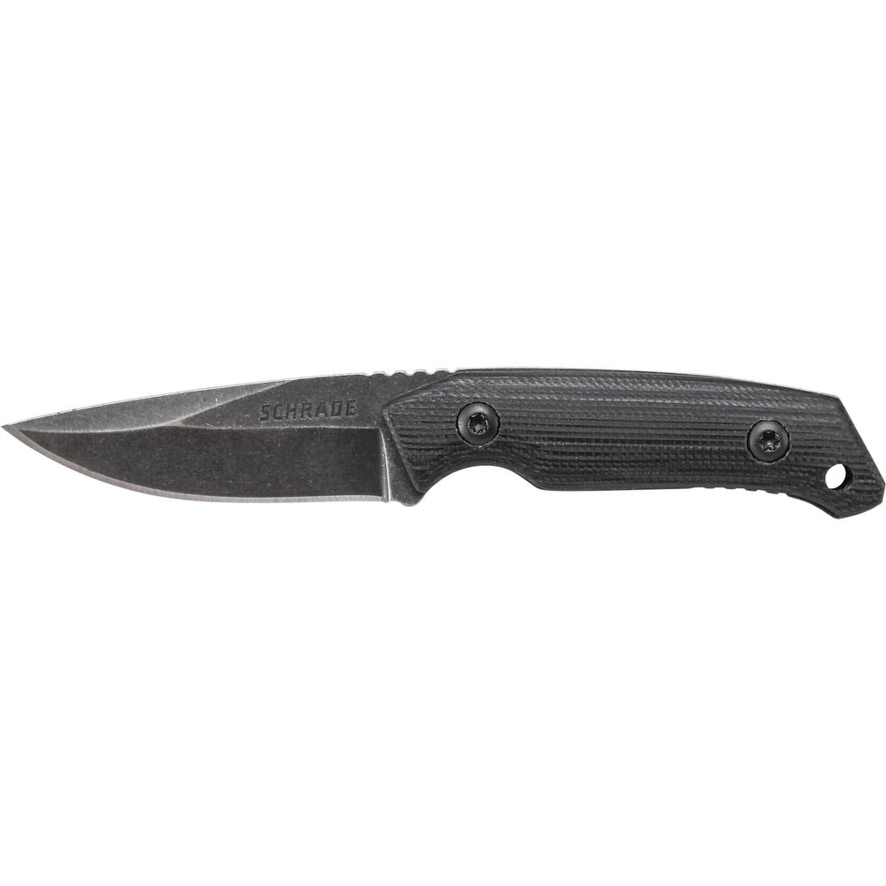 Schrade Mini Full Tang Drop Point Fixed Blade G-10 Handle