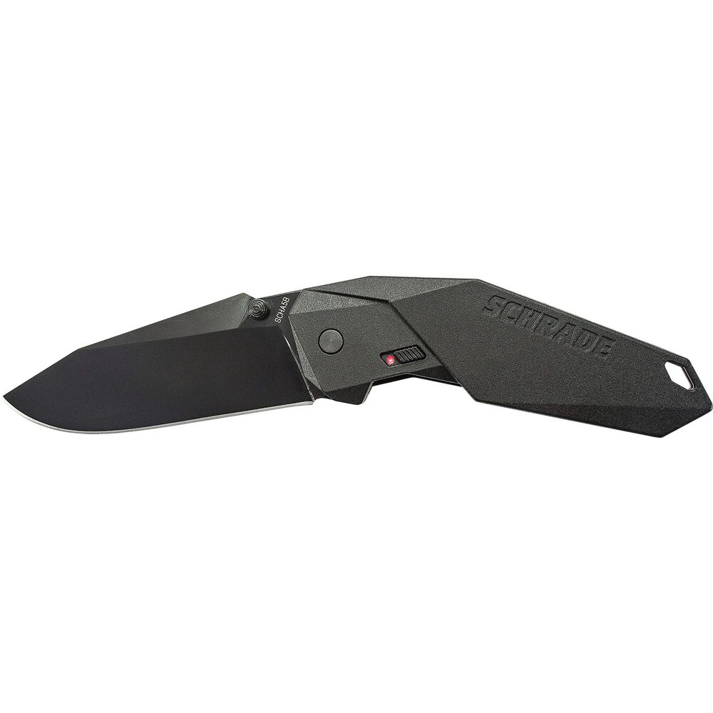 Schrade M.A.G.I.C. Assisted Opening Liner Lock Folding Knife Clip Point Blade Aluminum Handle