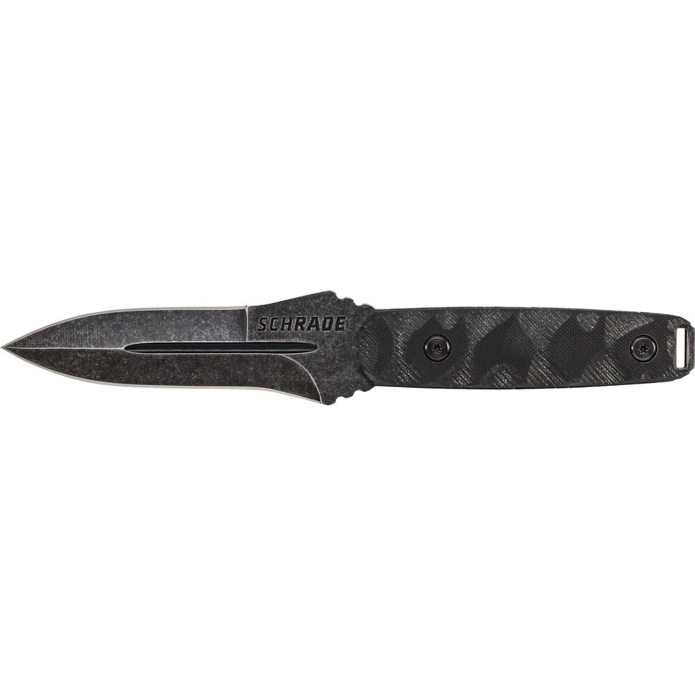 Schrade Full Tang Spear Point Fixed Blade G-10 Handle