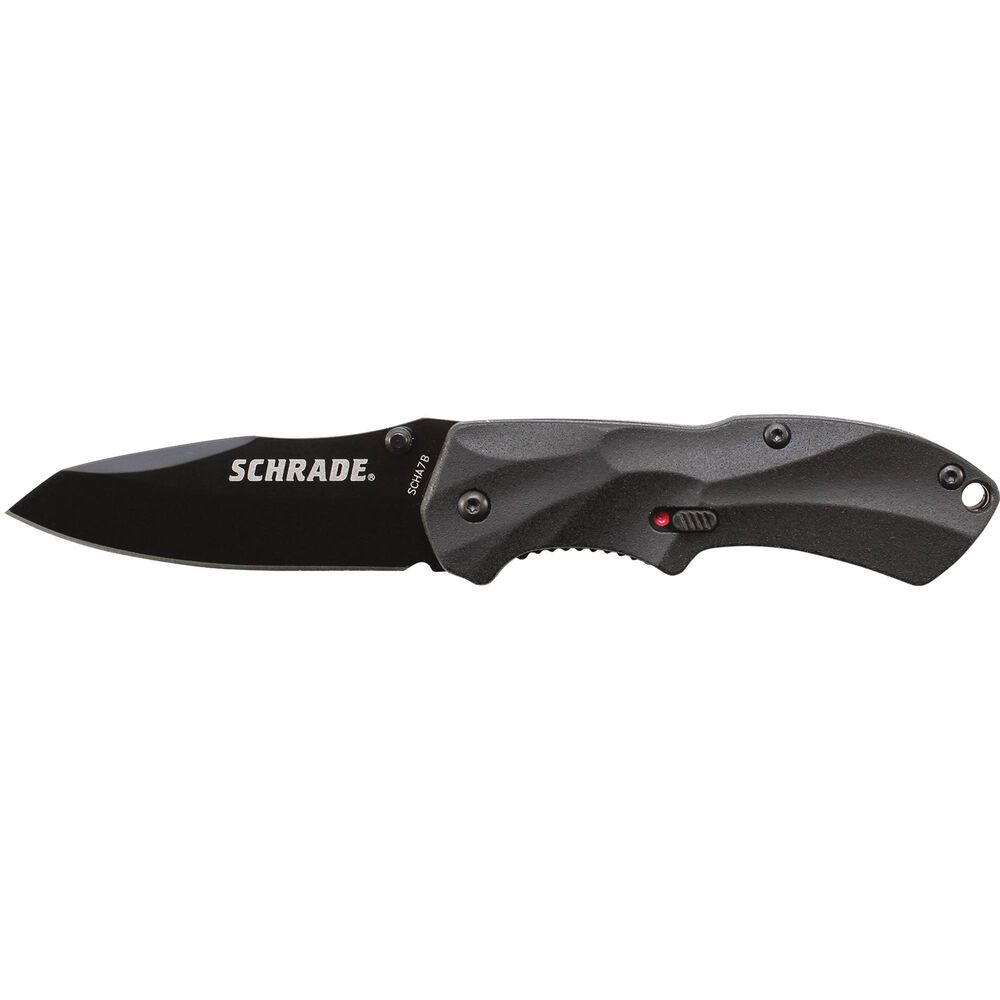 Schrade M.A.G.I.C. Assisted Opening Liner Lock Folding Knife Clip Point Blade Aluminum Handle