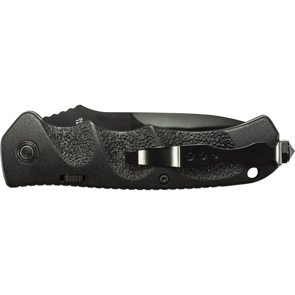 Schrade Push Button Lock Folding Knife Drop Point Blade