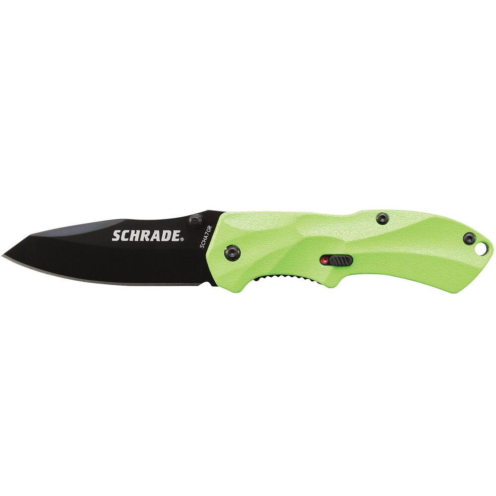 Schrade M.A.G.I.C. Assisted Opening Liner Lock Folding Knife Clip Point Blade Aluminum Handle