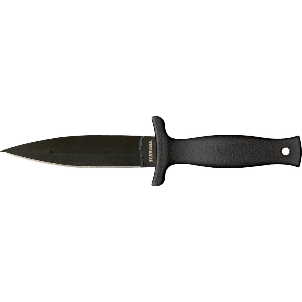 Schrade Small Boot Knife Spear Point Fixed Blade TPE Handle