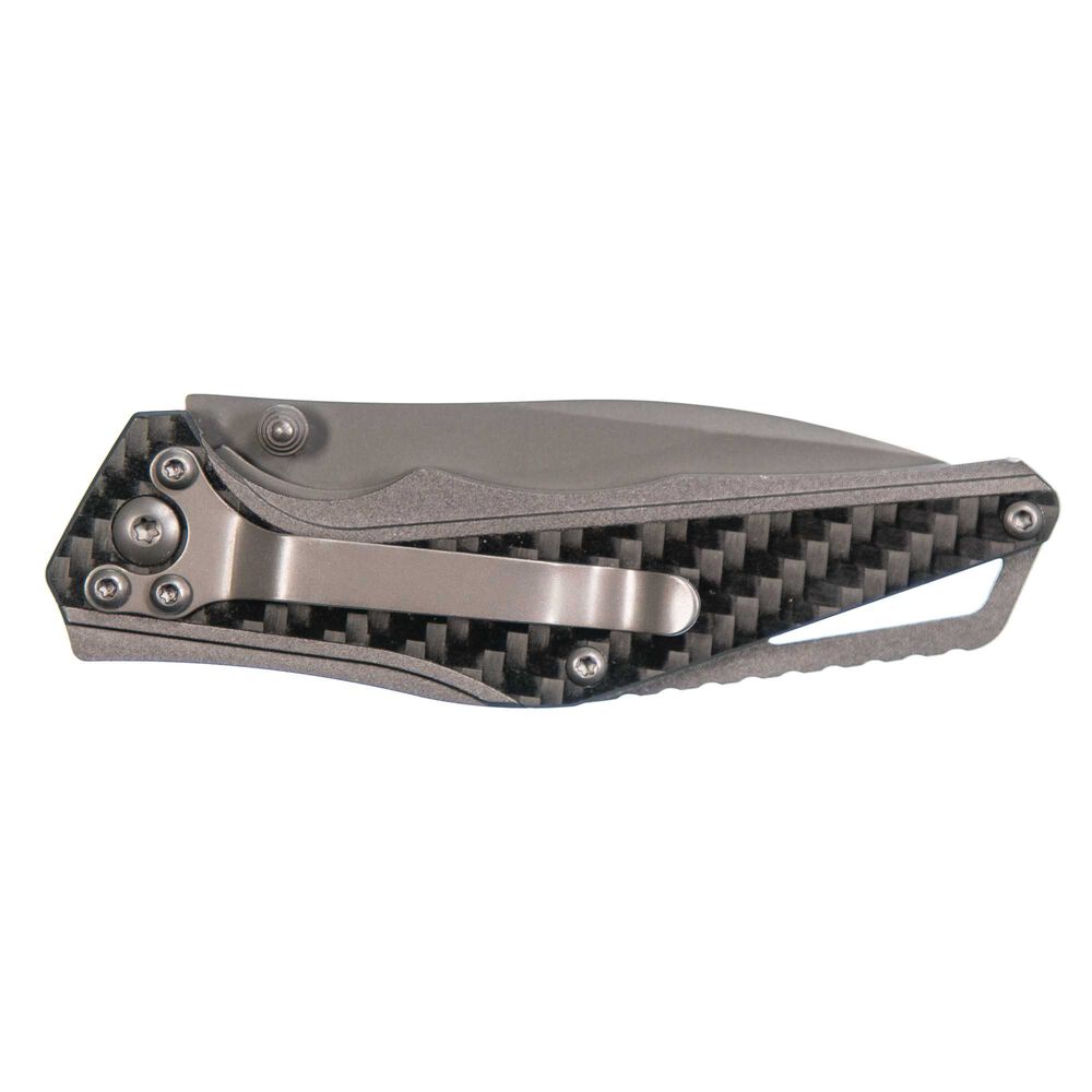 SCH706 Drop Point Blade Carbon Fiber Handle