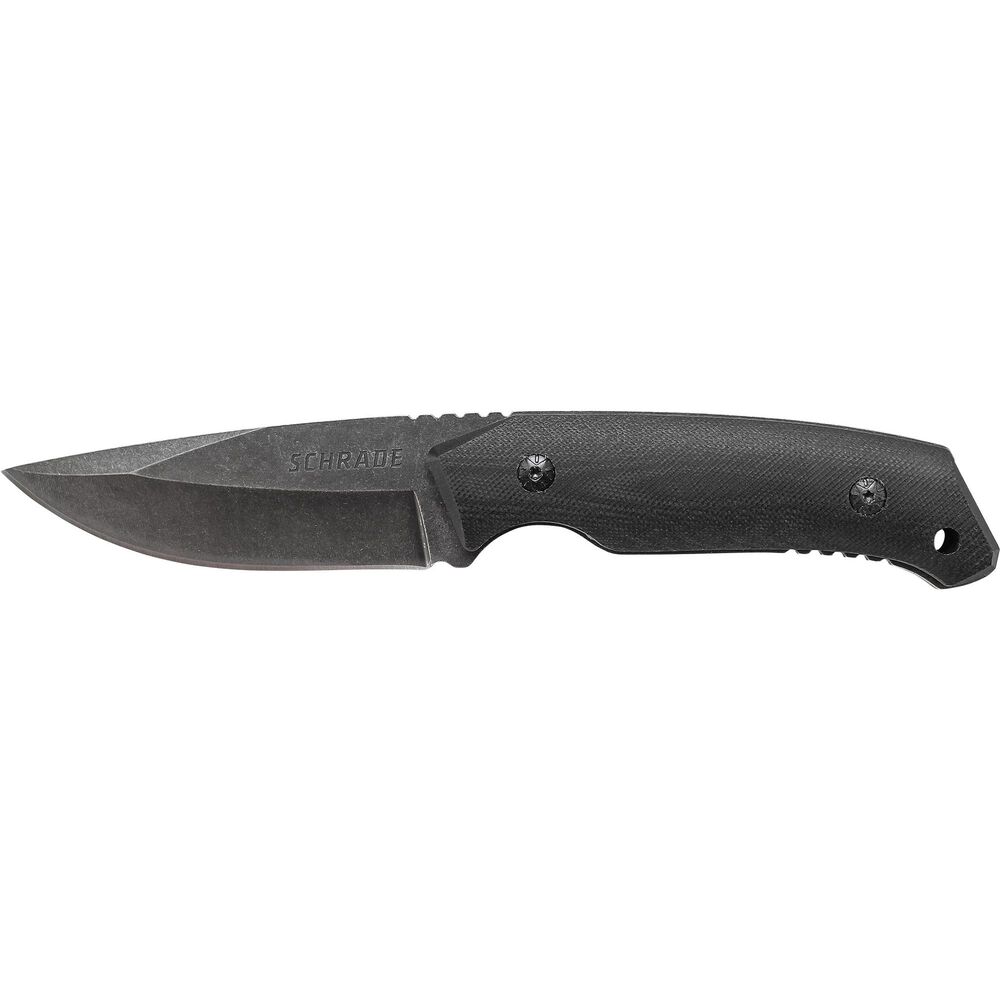 Schrade Full Tang Drop Point Fixed Blade G-10 Handle