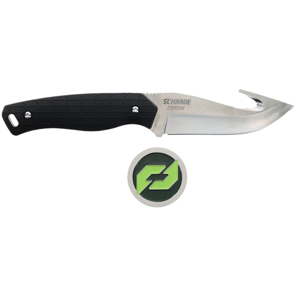 Exertion Gut Hook Fixed Blade