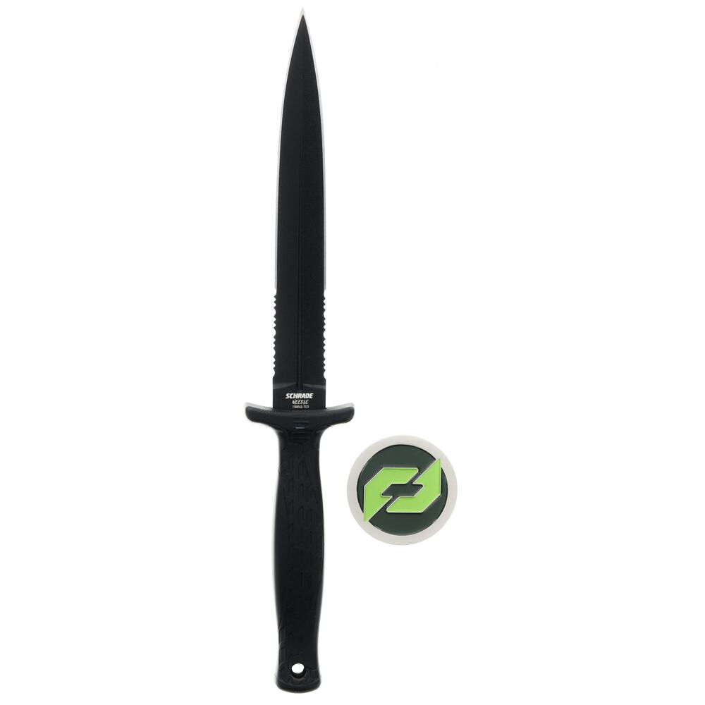 Needle Serrated Fixed Blade